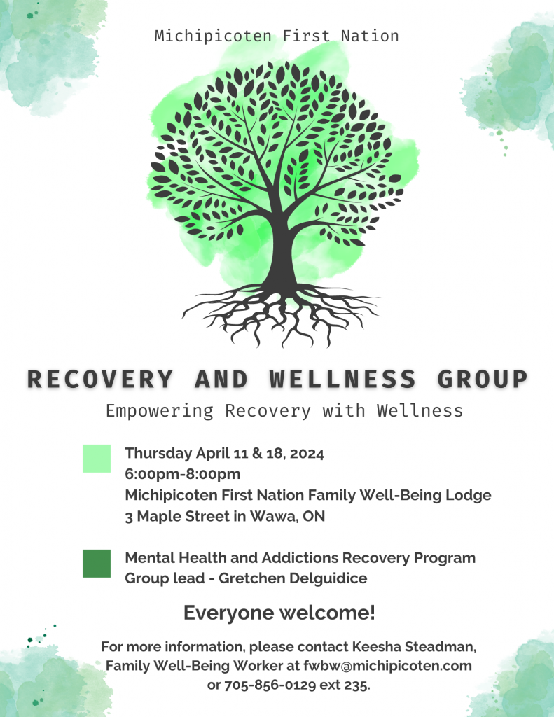Recovery & Wellness Group @ Family Well-Being Lodge