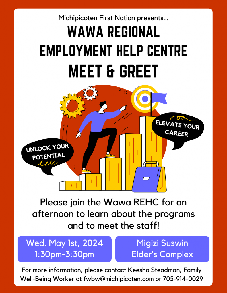 Regional Employment Help Centre Meet & Greet @ Migizi Suswin (Senior's Complex)